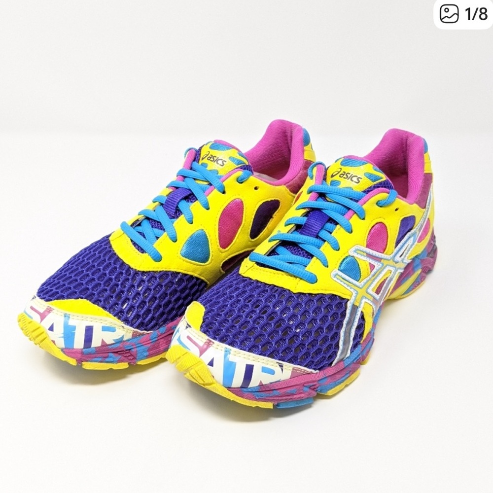 ASICS Gel Noosa Tri 7 Running Sneakers Purple Size 6.5